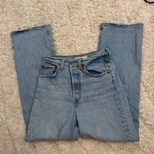 Levi's Light Blue Straight Jeans